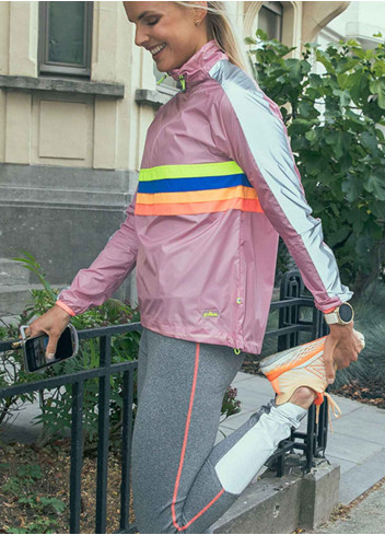 Lightweight, reflective cycling rain jacket - Gofluo