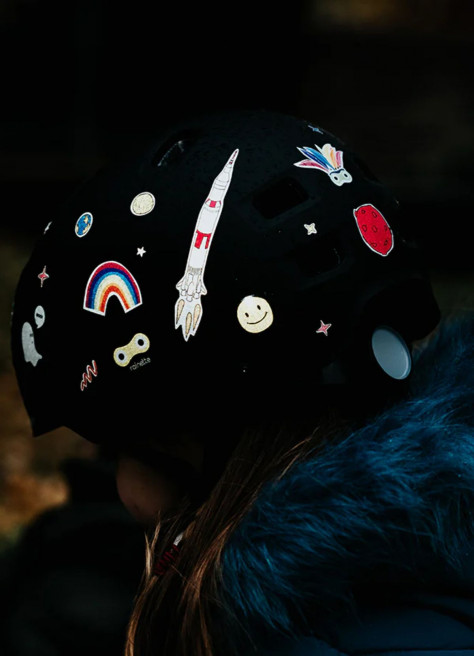 Stickers vélo réfléchissants - Rainette