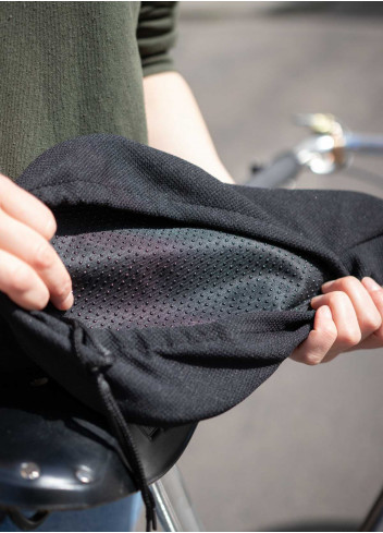 Padded saddle cover with gel - Oxford
