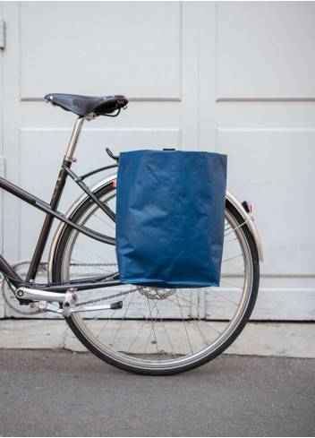 Selighting Sacoche Porte-Bagages de Vélo Étanche Sac de Vélo Imperméable  Sac de Rangement arrière pour Cyclisme VTT Sport Voyage avec Housse (Bleu)
