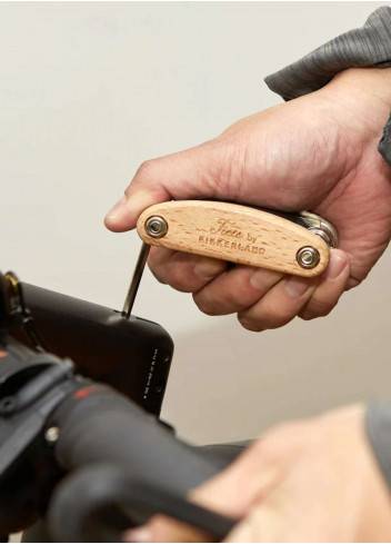 VICKSONGS Outils de vélo de poche, kit de réparation de pneus de vélo,  [22-en-1, alliage ultraléger], adapté pour le cyclisme en plein air comme  pièce