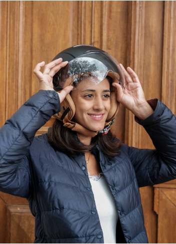 Tandem bicycle helmet with visor - Marko
