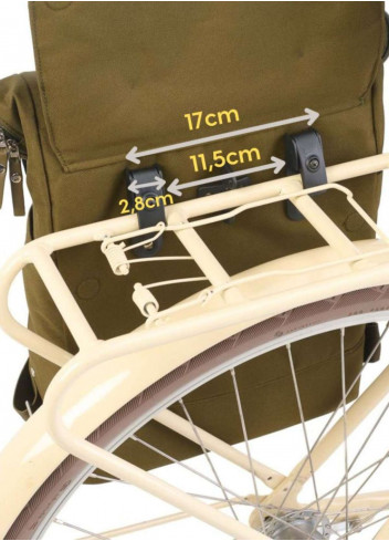 Sac à dos vélo porte-bagages XL - Weathergoods Sweden