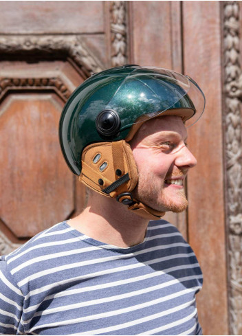 Tandem bicycle helmet with visor - Marko