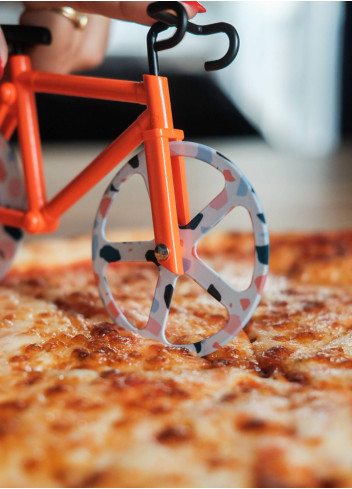 Bicycle pizza cutter - JE SUIS À VÉLO