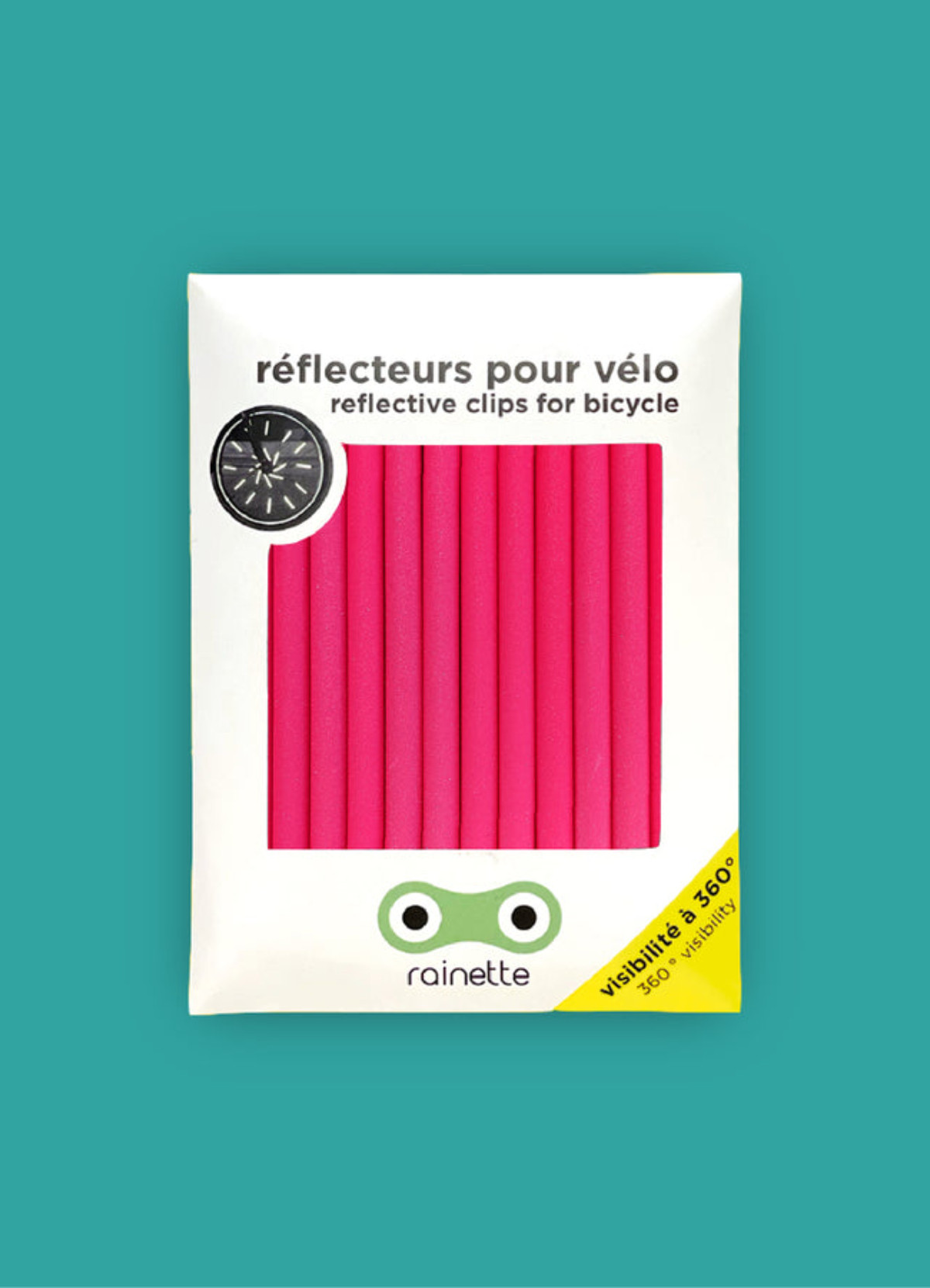 72 Réflecteurs Rayons Vélo - Visibilité 360° Imperméable - Pour Vélo, Poussette, Fauteuil - 6 Couleurs, Sans Outil