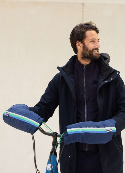 Waterproof lined cycling sleeves - Temps des Grenouilles