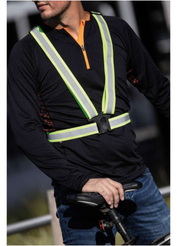 High visibility fluorescent reflective harness - Wowow