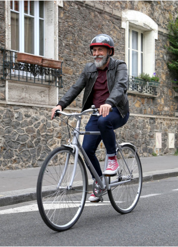 FIN DE PISTE - Casque vélotaf Ino avec visière - Egide Paris