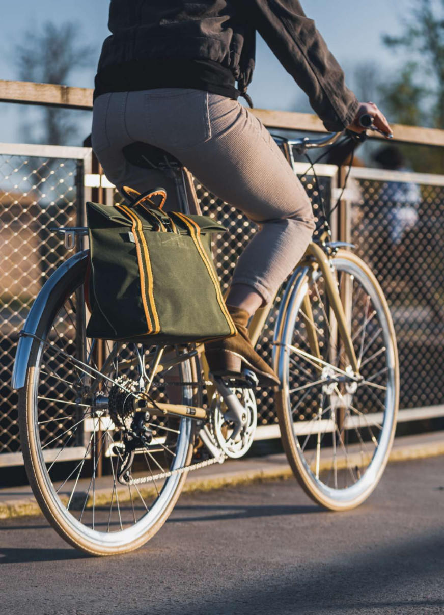 Sac cabas porte-bagages l'Etincelle - Belle en Selle