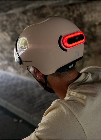 Bike helmet with visor and indicators - Cosmo