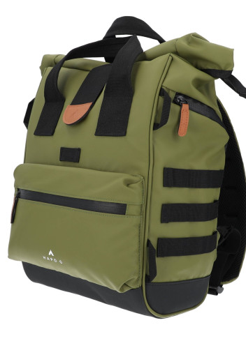 Roll-top backpack convertible into a rucksack - Hapo-G