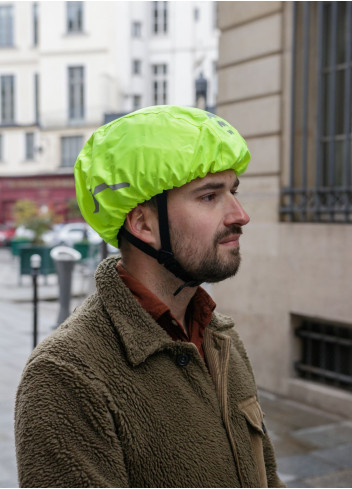 Couvre-casque imperméable jaune - Wowow