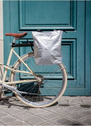 Sacoche De Vélo étanche Salangae - Pour Porte-bagages, Noire, Résiste à L'eau