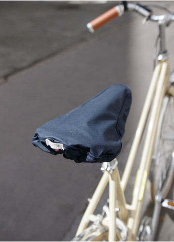 Selle De Vélo Confort Rouge Imperméable - Mémoire De Forme Pour Homme/femme