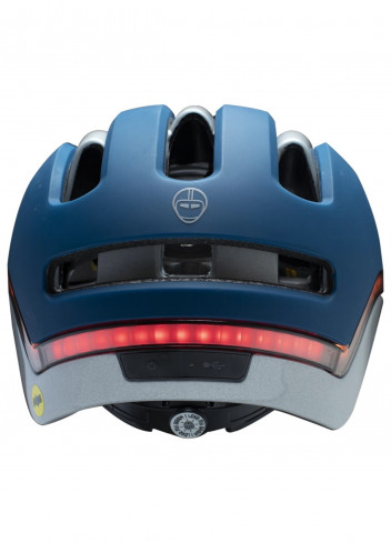Helmet with front/rear lights - Nutcase