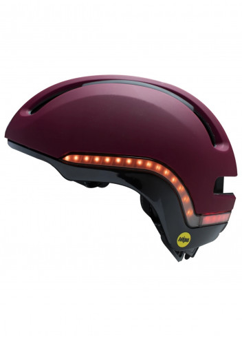 Helmet with front/rear lights - Nutcase