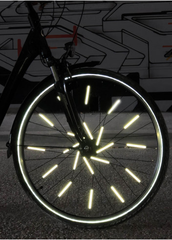 Réflecteurs rayons vélo - Rainette