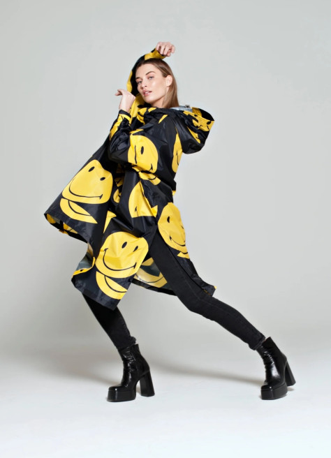 Original recycled bicycle rain poncho - Rainkiss