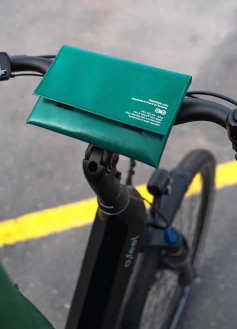 Handlebar bag made in France La Veloche - Rainette