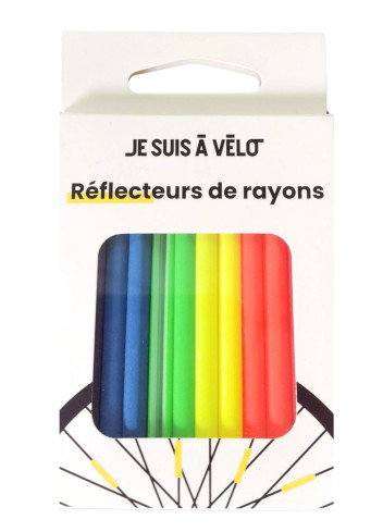 Réflecteurs de rayons vélo fluo - JSAV