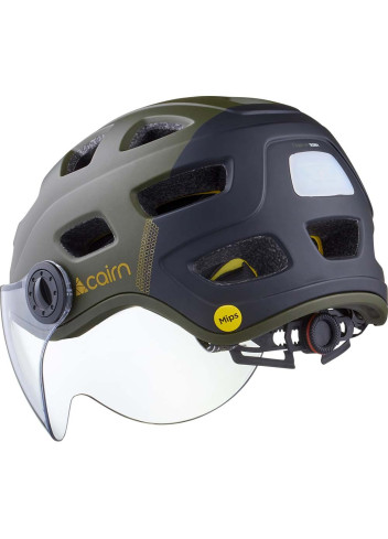 Casque vélo visière avec LED et MIPS - Cairn