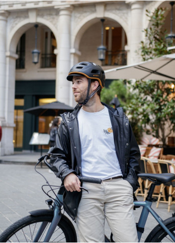 Casque vélo urbain léger et aéré avec LED - CAIRN