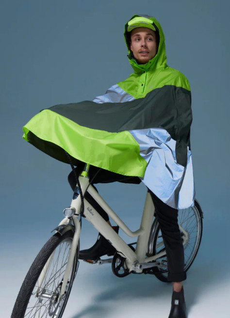 Cape de pluie vélo réfléchissante et imperméable - Urban Circus