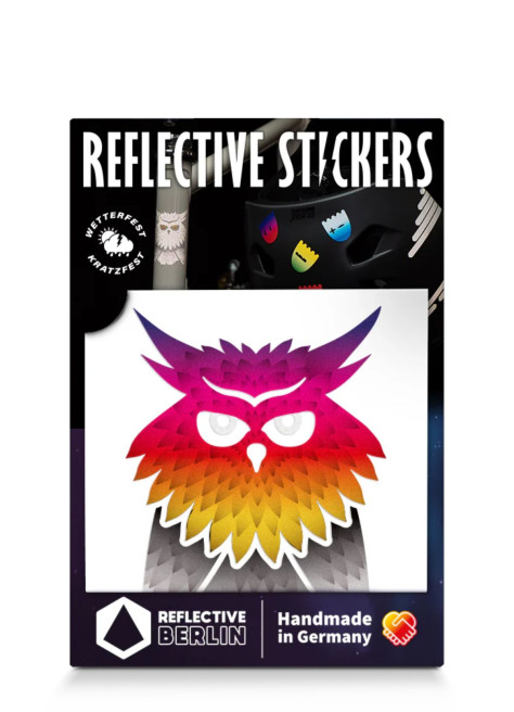 Reflective Owl Stickers - Reflective Berlin