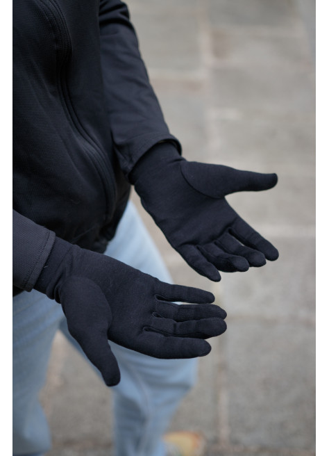 Sous-gants vélo en soie - Cairn