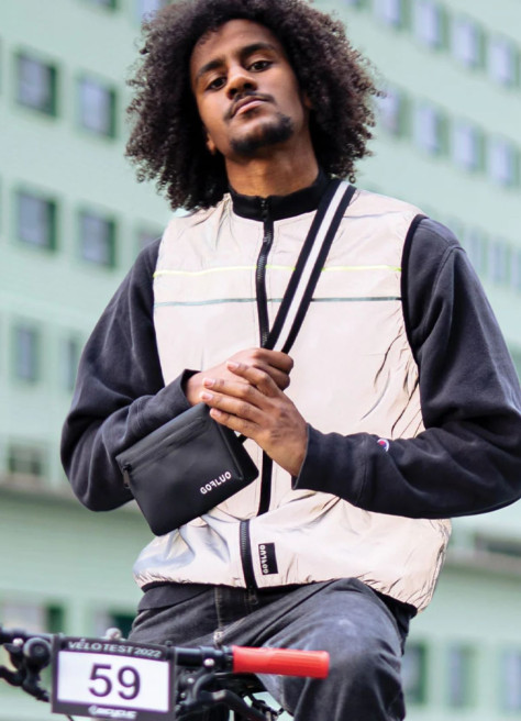 Harper fanny pack with reflective harness - GoFluo