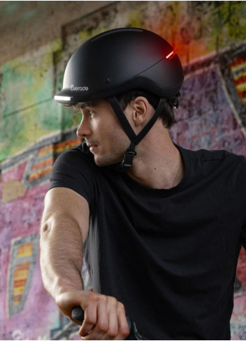 Illuminated bike helmet with blinkers - Overade