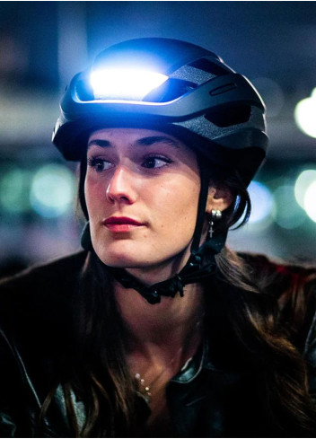 Casque vélo lumineux avec clignotants et MIPS - Lumos