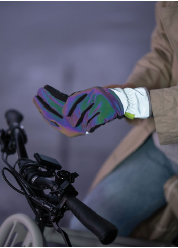 Reflective and waterproof winter cycling gloves - Gofluo