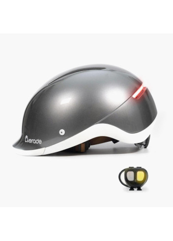 Illuminated bike helmet with blinkers - Overade