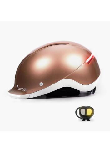 Casque vélo lumineux avec clignotants - Overade