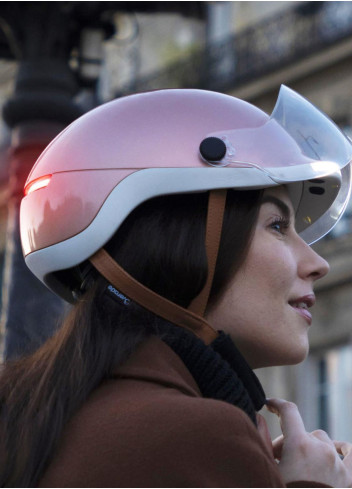 Casque lumineux clignotants avec visière - Overade