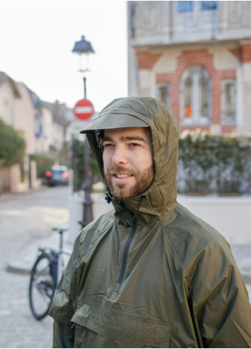 Urban cycling poncho with sleeves - Maium Amsterdam