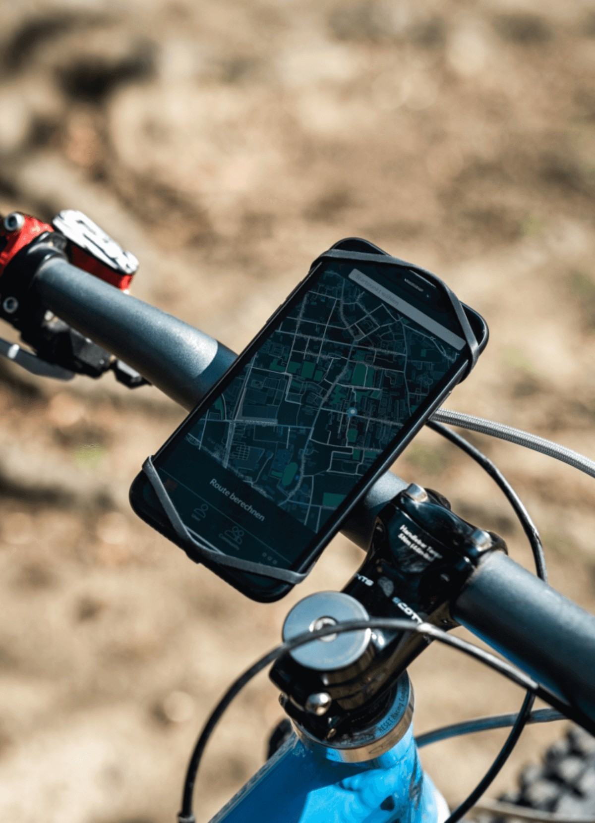 Support de téléphone portable pour vélo, autocollant de vélo