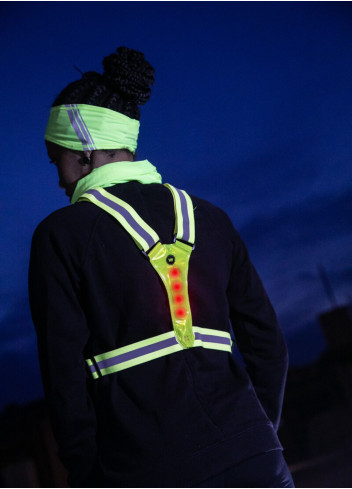 Harness with fluorescent yellow LEDs - Wowow