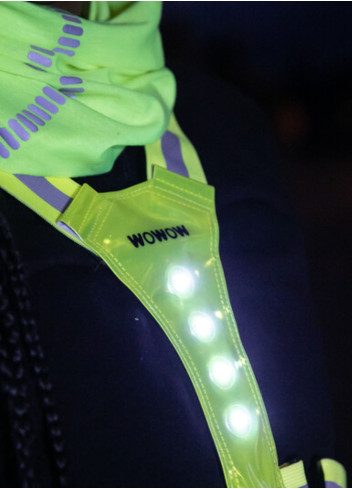 Harness with fluorescent yellow LEDs - Wowow