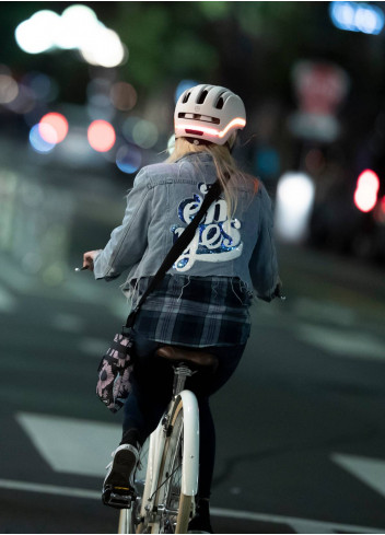 Helmet with front/rear lights - Nutcase