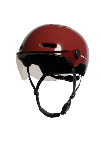 Casque vélo visière et clignotants - Cosmo