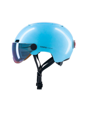 Casque vélo visière et clignotants - Cosmo