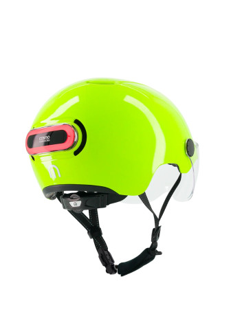Casque vélo visière et clignotants - Cosmo