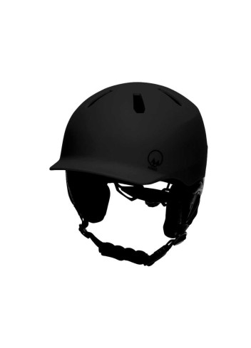 Astro bike helmet with ear flaps - Marko - Matte Black