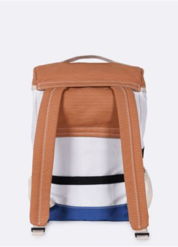 Sacoche sac à dos en voile recyclée made in France