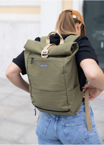 Urban convertible backpack - TEMPLE - Green