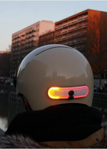 Eclairage clignotant universel tout casque - Overade