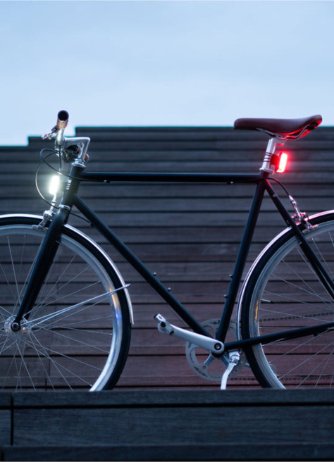 Powerful magnetic front and rear light kit - Shapeheart